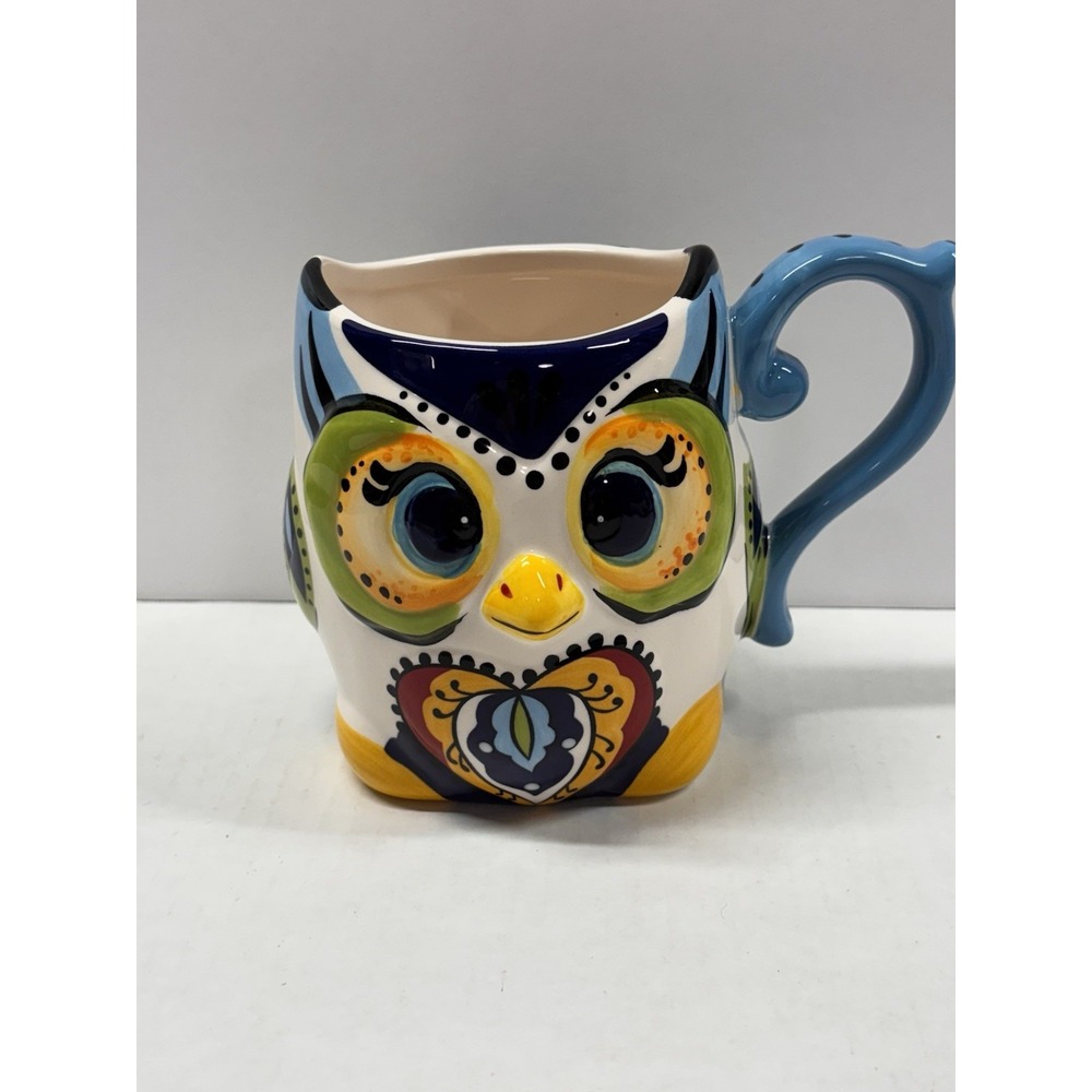 Espana Lifestyle Bocca Coffee Tea Mug Extra Large Owl‎ shaped with nandle